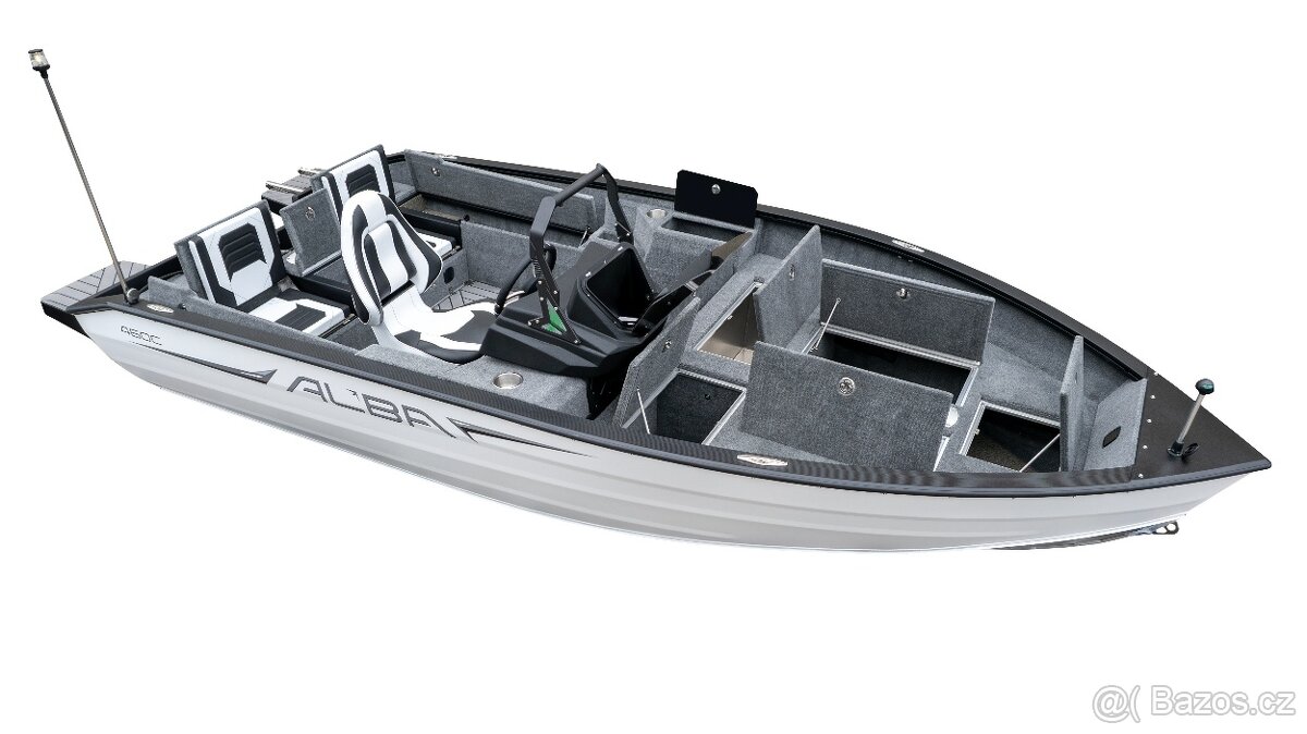 Prodám špičkový rybářský hliníkový člun ALBA 460 C - 6