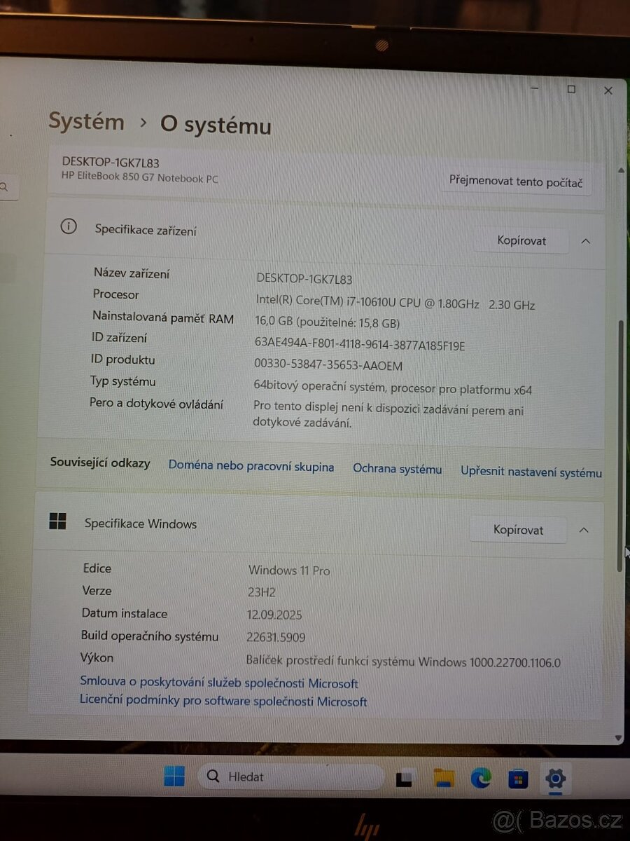 HP Elitebook 850 g7 - 6