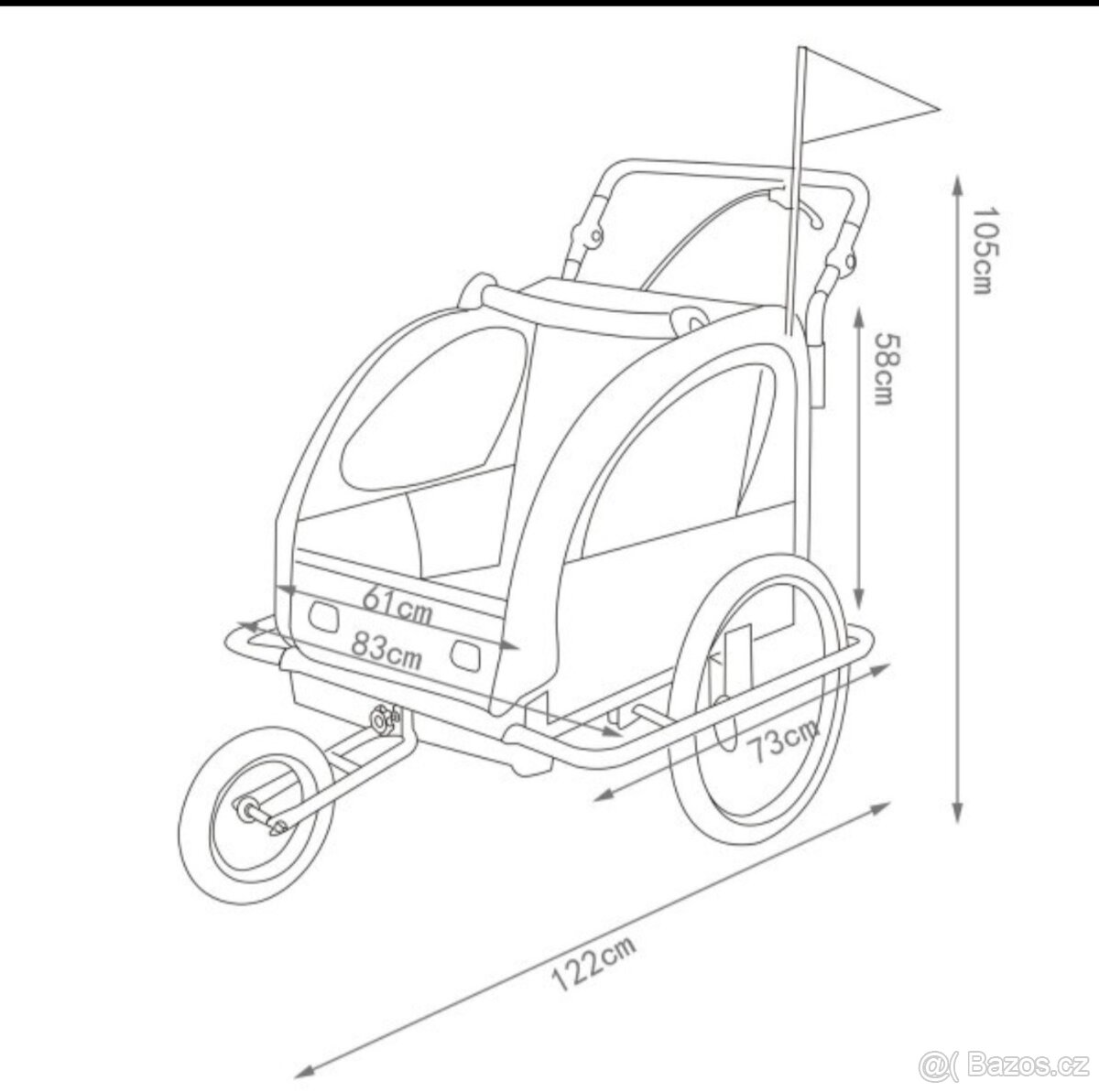 Cyklovozik Jogger - 6