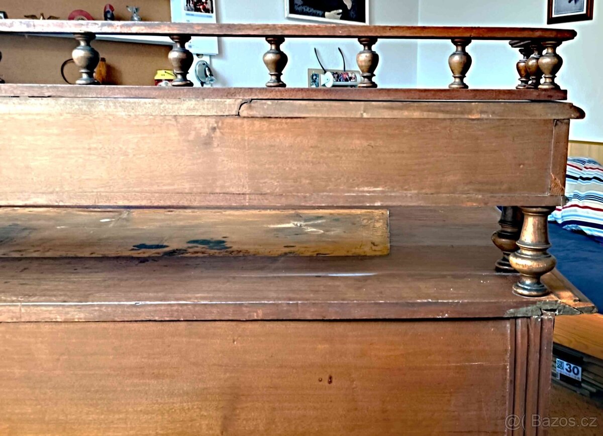 Starožitný psací stůl - 6