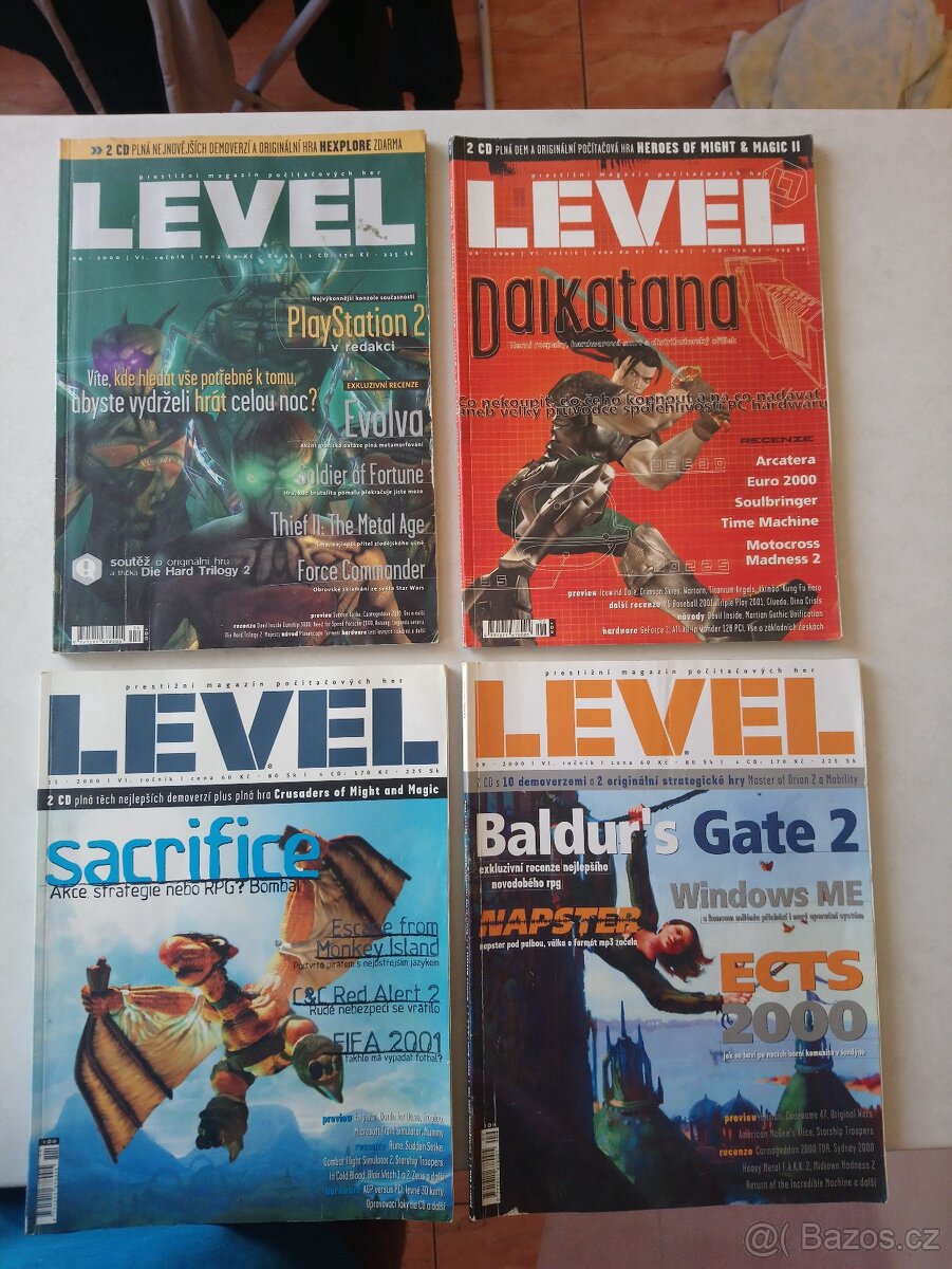 Časopisy LEVEL č. 1 - 6