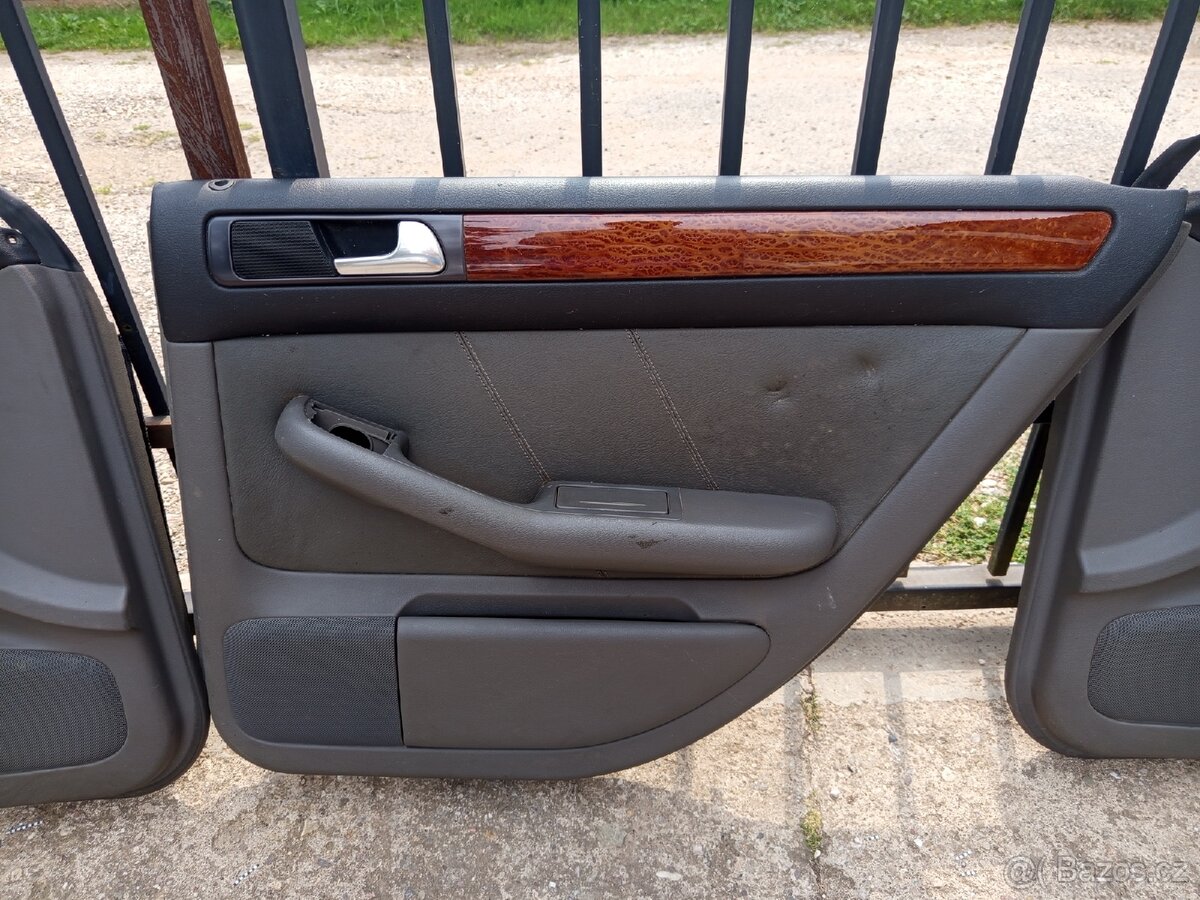 Prodám šedý kožený interiér Audi A6 viz foto - 6