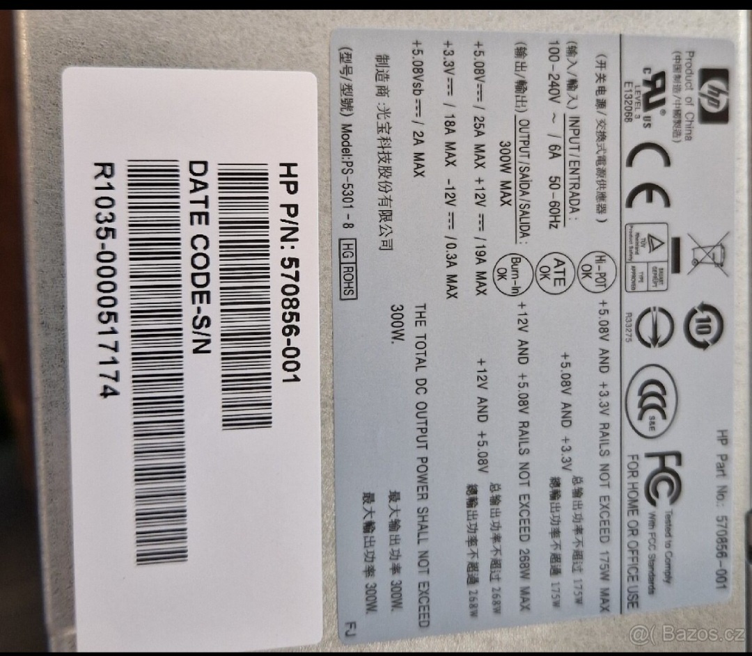 Zdroje SFF a ATX k počítačům - 6