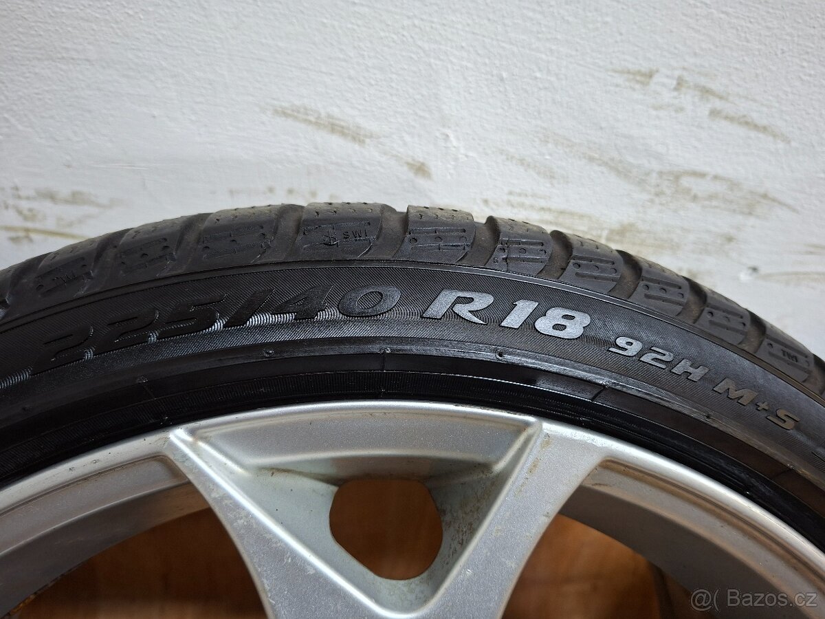 Alu kola R18 5x108 Ghost + zimní pneu 225/40/18 - 6