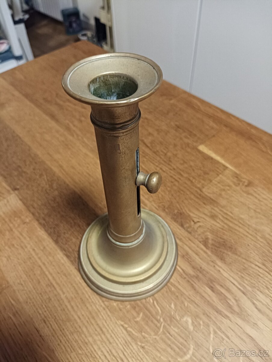 MOSAZNÝ EMPÍROVÝ SVÍCEN -BIEDERMEIER-19. STOLETÍ FRANCIE - 6
