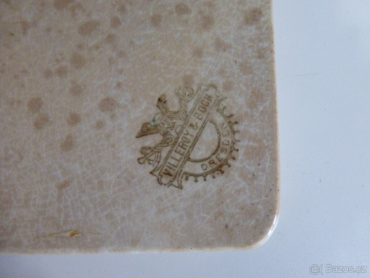 stará porcelánová prkénka - 6