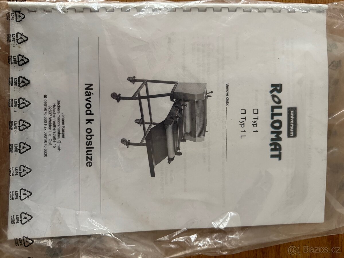 Stroj na rohlíky Rollomat R1 - 6