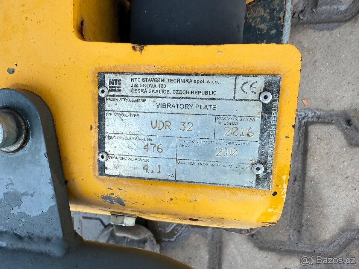 NTC VDR 32 reverzní vibrační deska 210kg - 6
