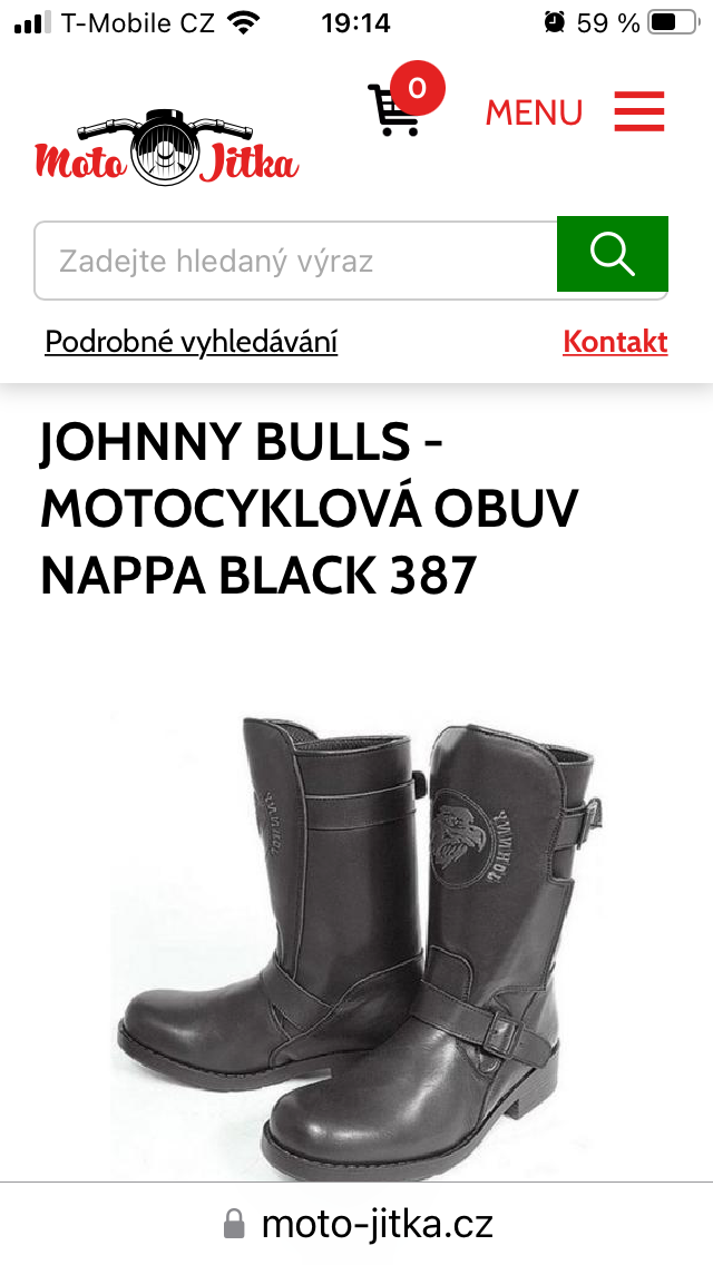 Moto boty kozene vel.40 - 6