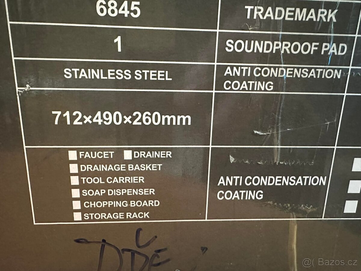 Nerezový kuchyňský dřez (236) - 6