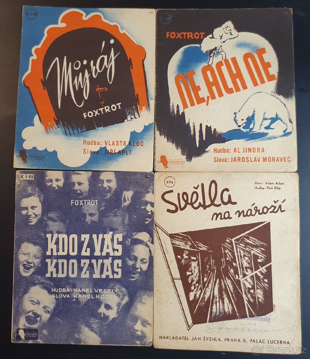 Sběratelské notové dvojlisty - 6