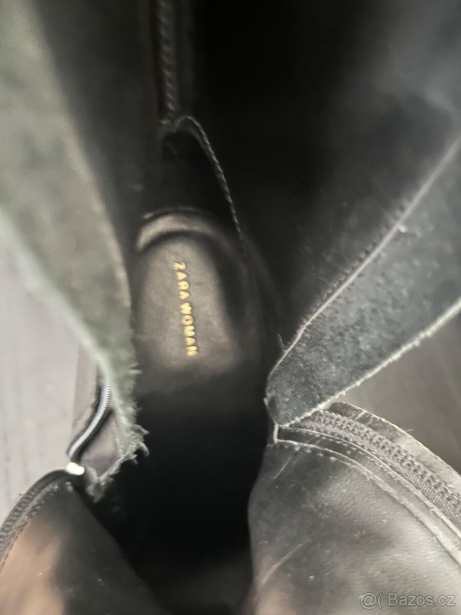 Kotníkové vysoké boty Zara - 6