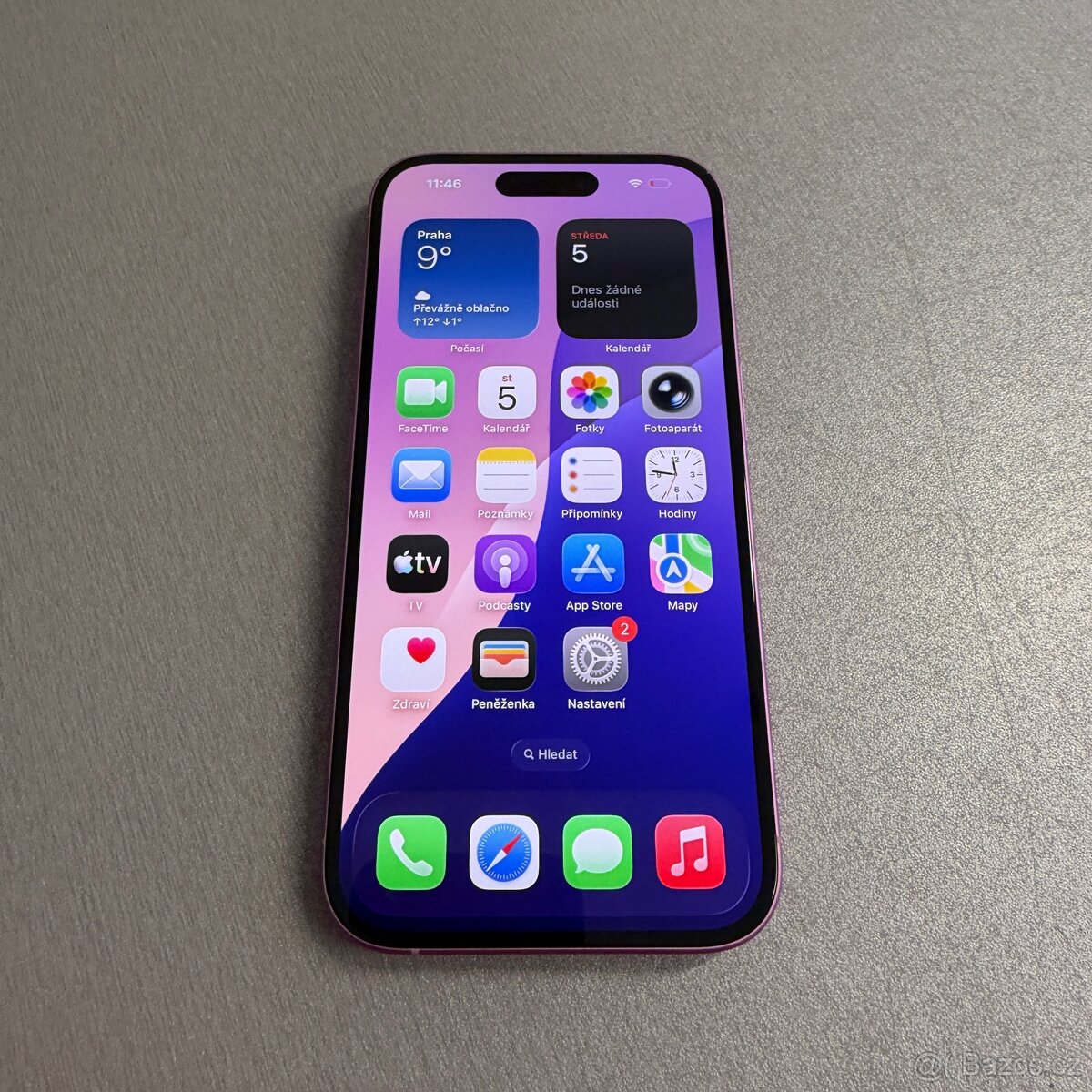 Nový iPhone 16 128GB růžový, bez škrábance, rok záruka - 6