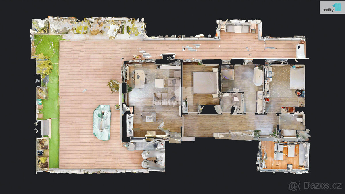 Prodej bytové jednotky 3+kk, 102m2, sklep 4m2, prostorná ter - 6