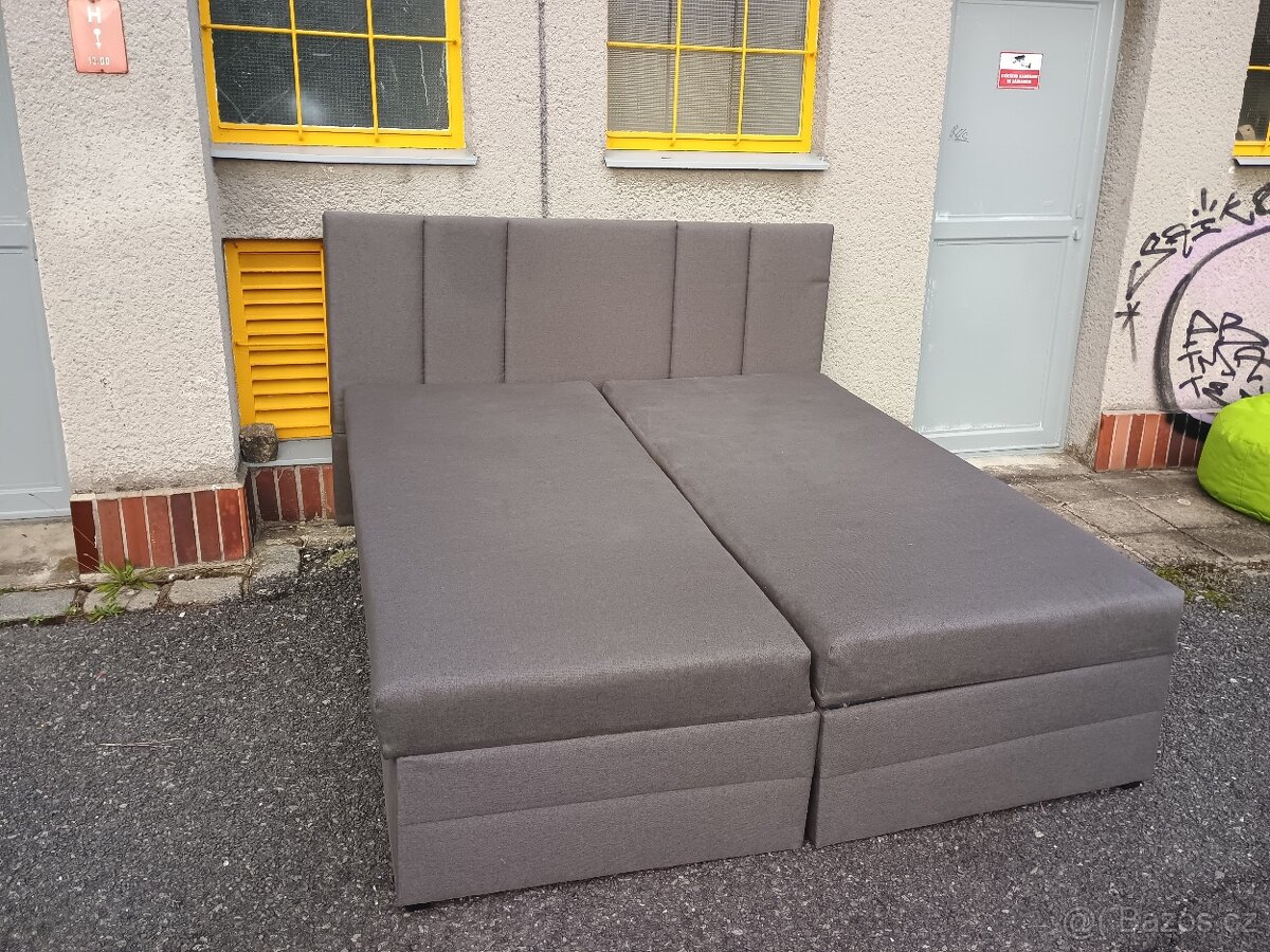 Manželská postel 200x180 s úložným prostorem - 6