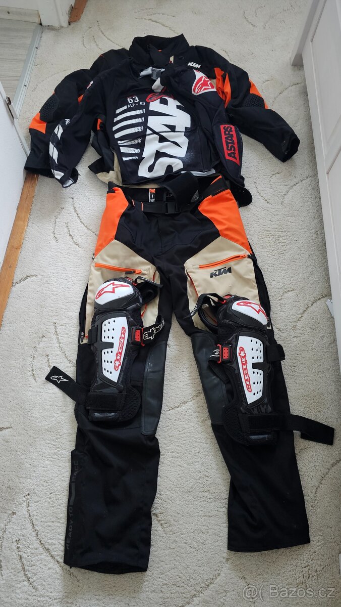 Textilní moto oblečení + chraniče - 6