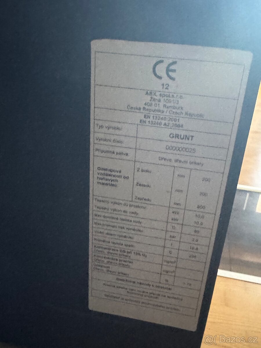 Krbová kamna s výměníkem 20kw - 6