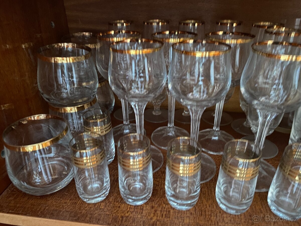 Sady starých skleniček - různé druhy - 6