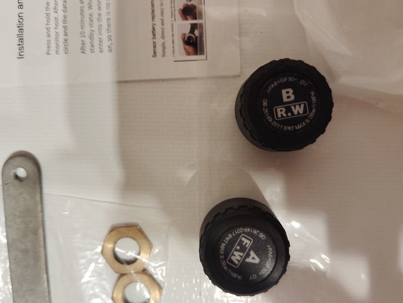 TPMS snímače tlaku v pneumatikách motocyklu/elektrokola - 6