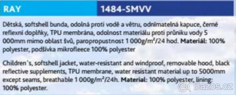 dětská softshellová bunda, vel.100 - 6