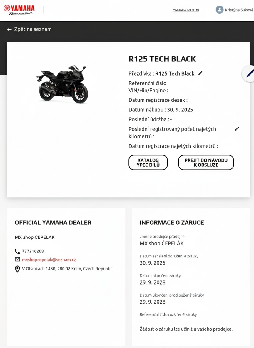 Yamaha YZF-R125 2025 (Monster Energy edice) – NOVÁ, NEJETÁ - 6