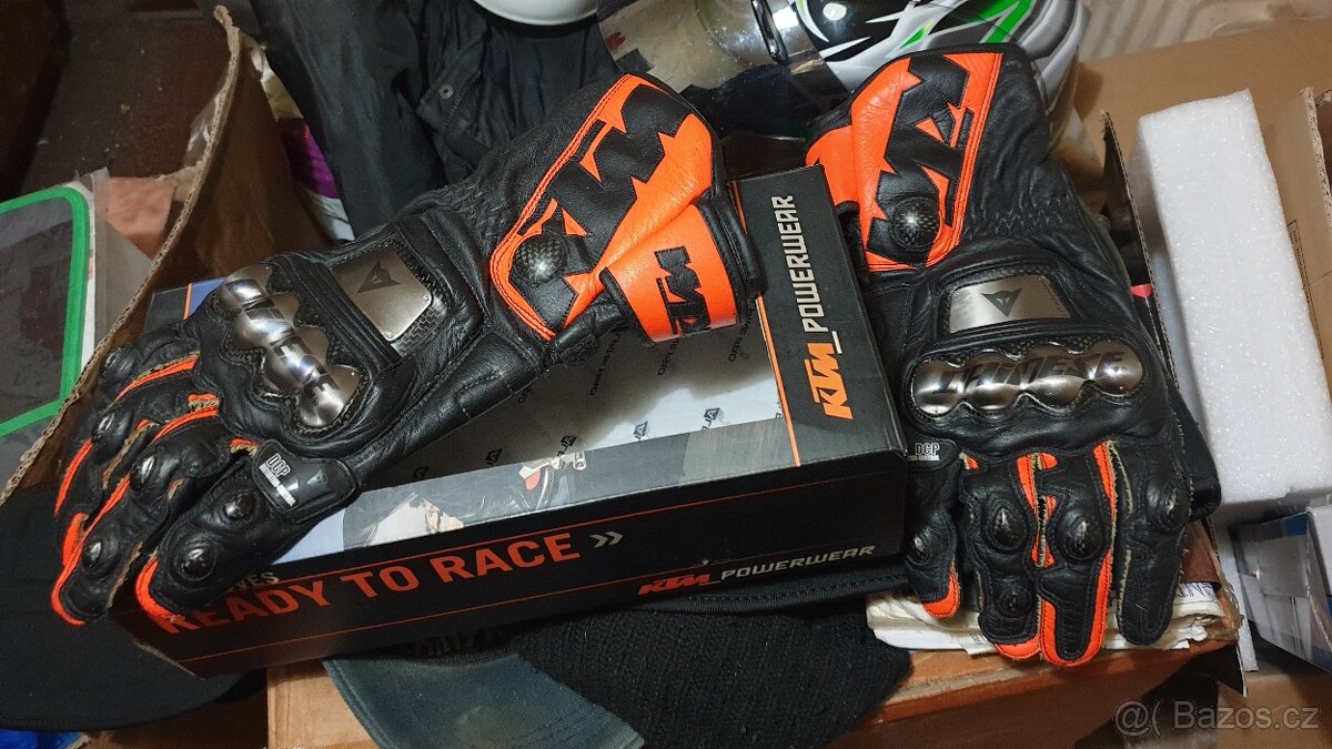 Prodám moto rukavice zn. Dainese - 6