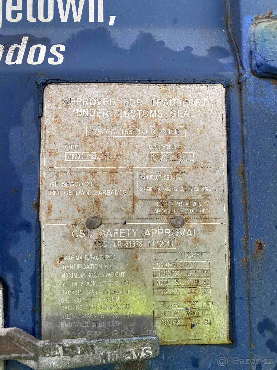 Starší 6m lodní kontejner 20 GP - 6