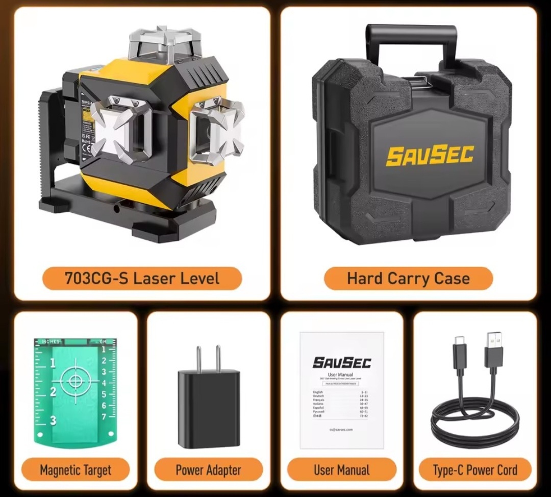 Křížový Laser 3x360° - 6
