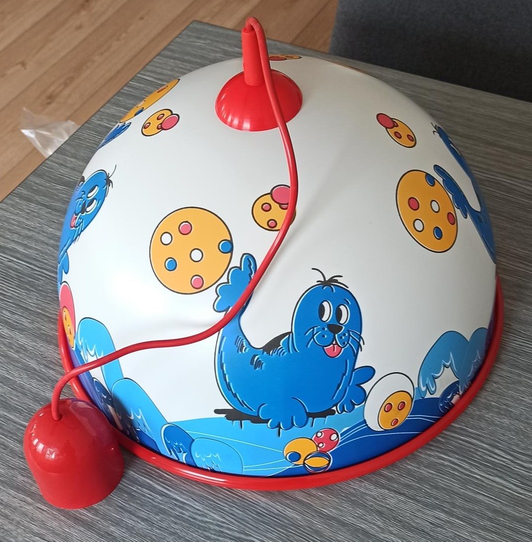 DĚTSKÝ LUSTR - ČERVENÝ nebo HNĚDÝ TULEŇ - 6