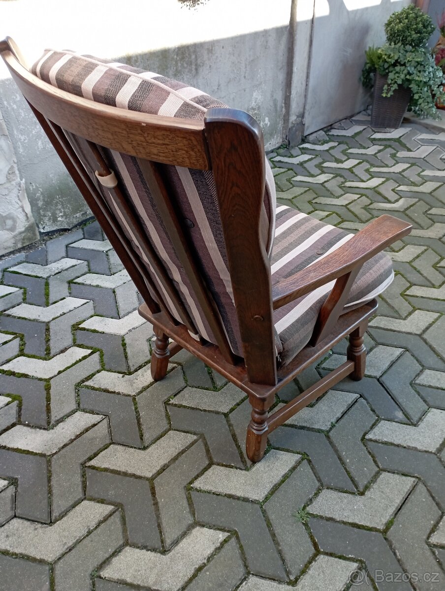 Prodám krásné křeslo masiv - 6