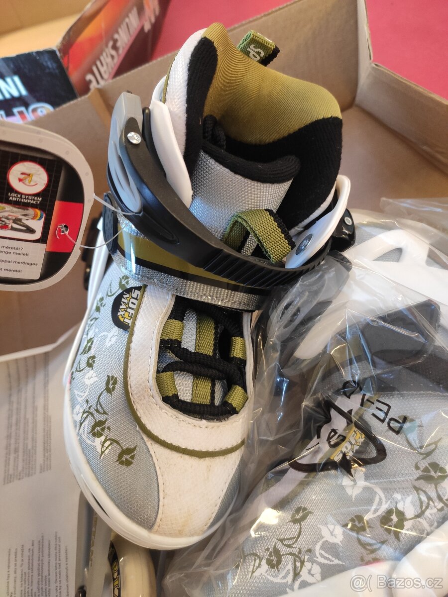 -NOVÉ- Kolečkové BRUSLE in-line nastavitelná vel. 29 - 32 - 6