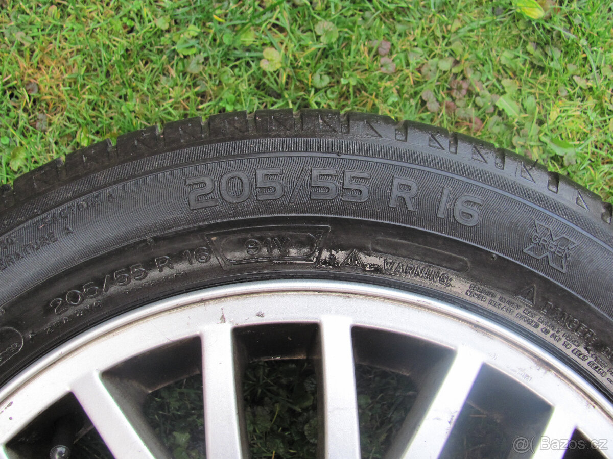 LETNÍ ALU ORIG. ŠKODA 16" - 5x100 - 205/55/R16 - 6