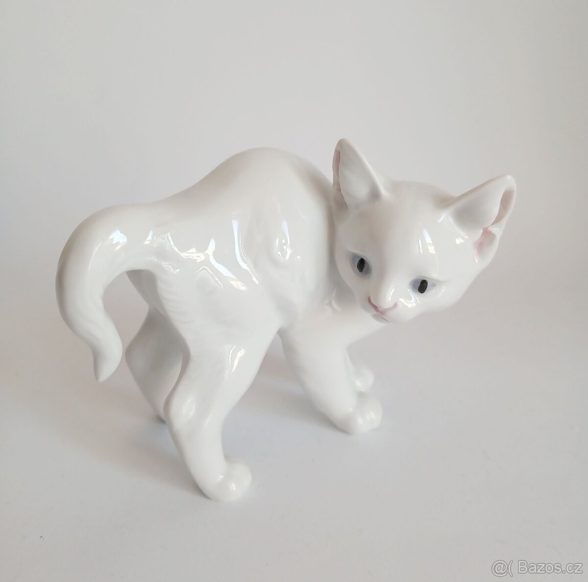 Starožitná porcelánová kočka Rosenthal - 6