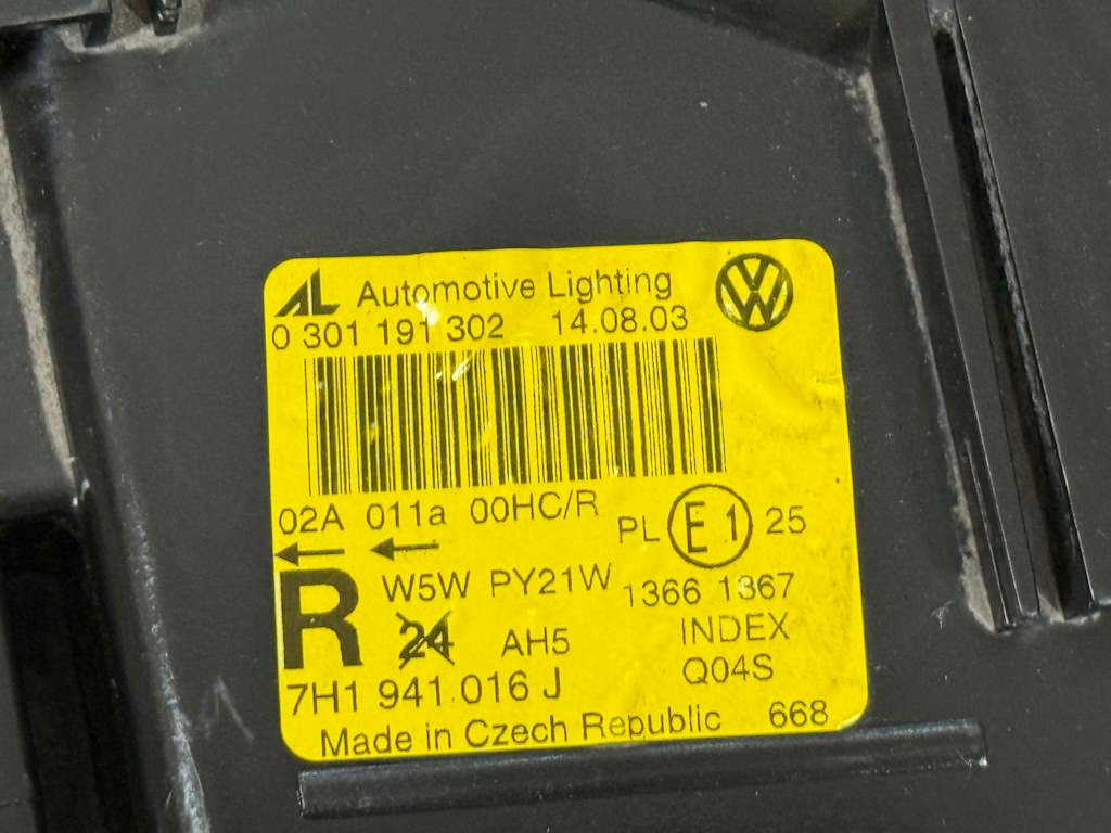 VW TRANSPORTER T5 2003-2009 - světlo PP - 7H1941016J - 6