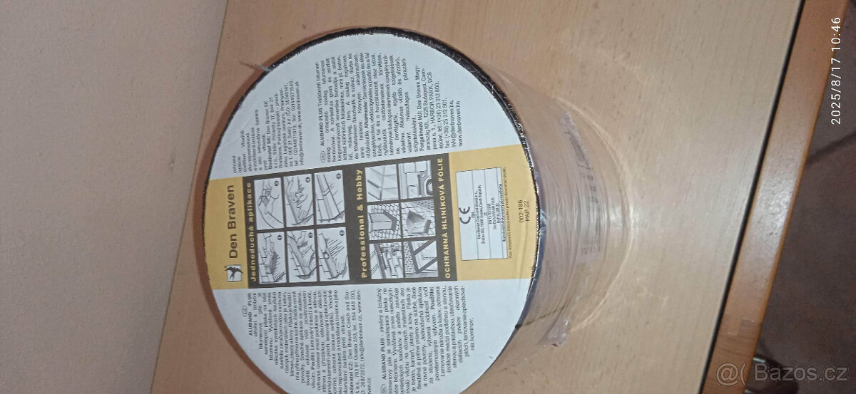 Střešní bitumenový pás DenBit Aluband PLUS 15cm/10m - 8ks - 6