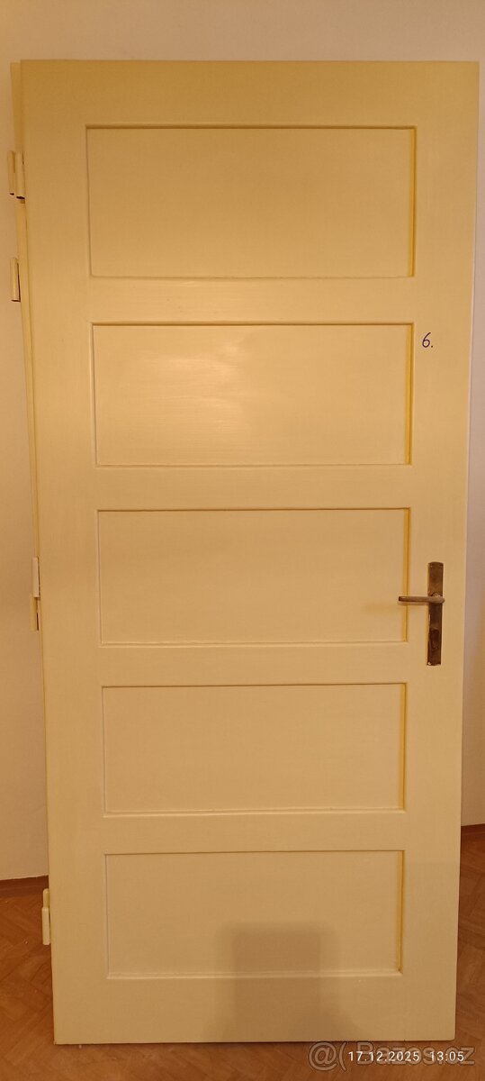 Historické dobové interiérové dveře - 6