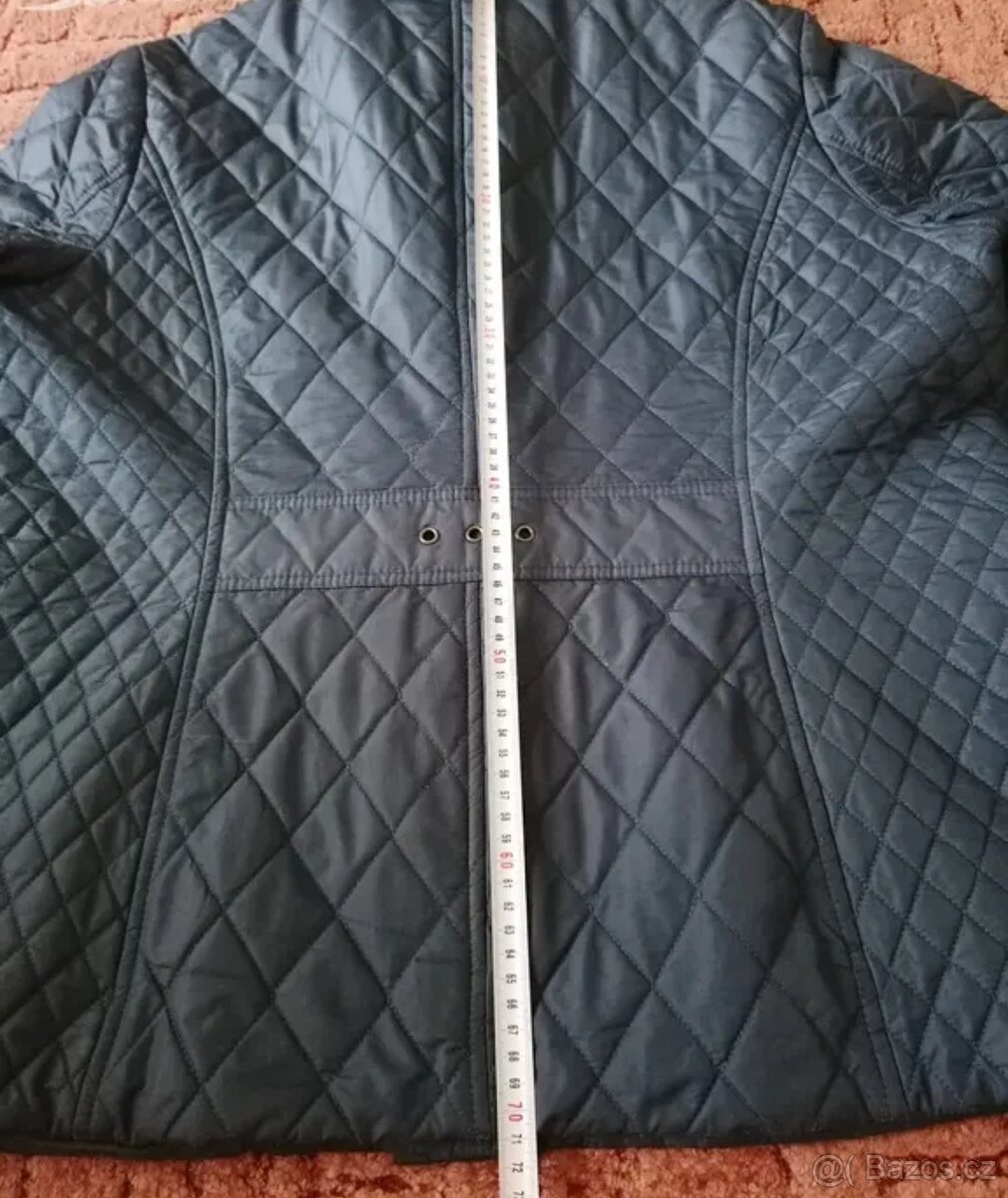 Dámská šedo-zelená bunda - 6