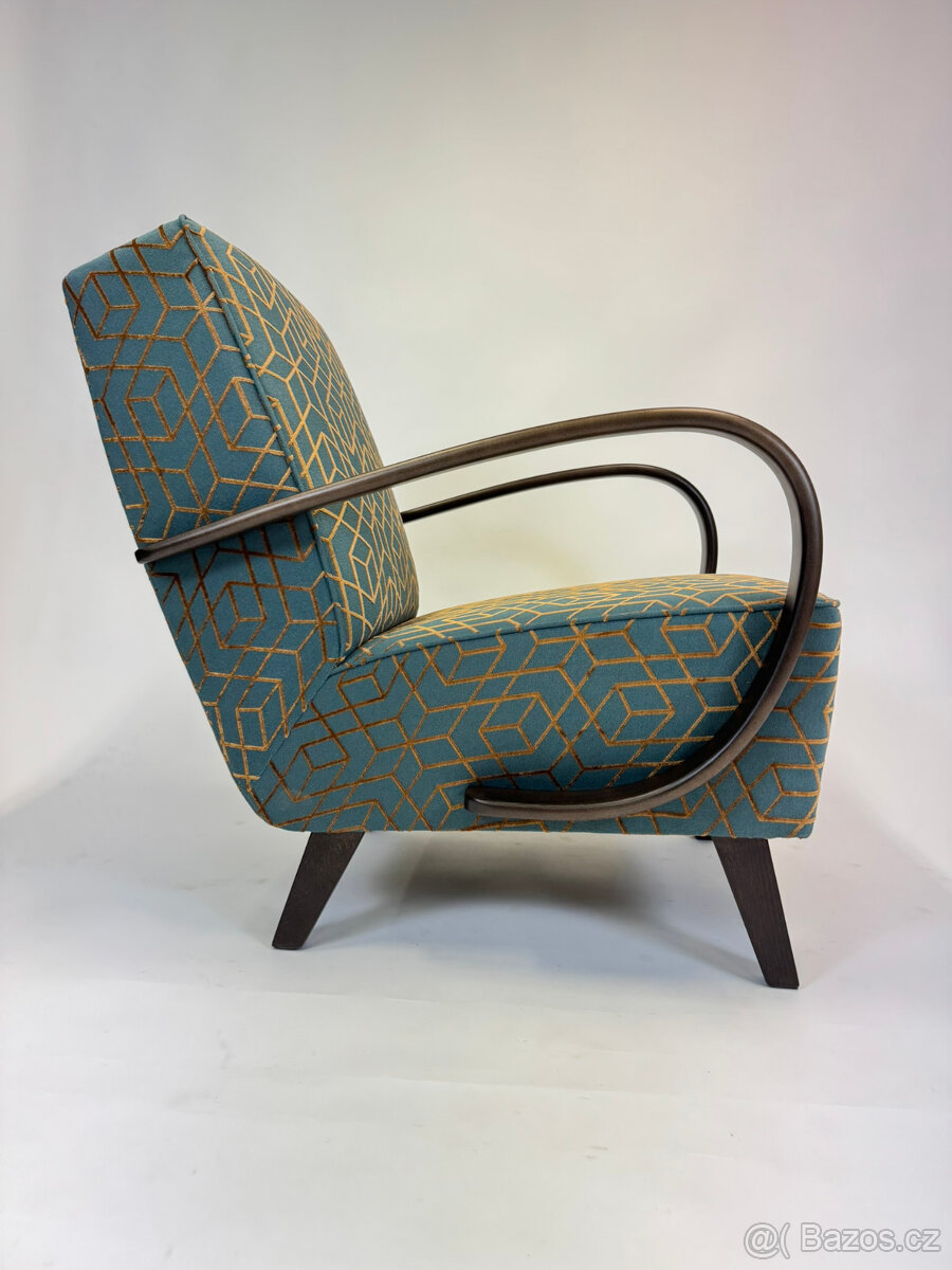 Luxusní křesla Halabala po kompletní renovaci 2ks - 6