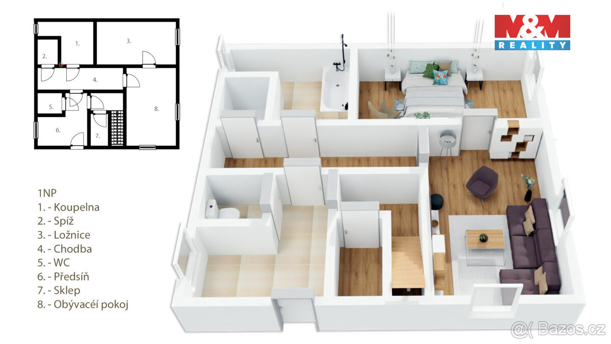 Prodej rodinného domu, 120 m², Libňatov - 6
