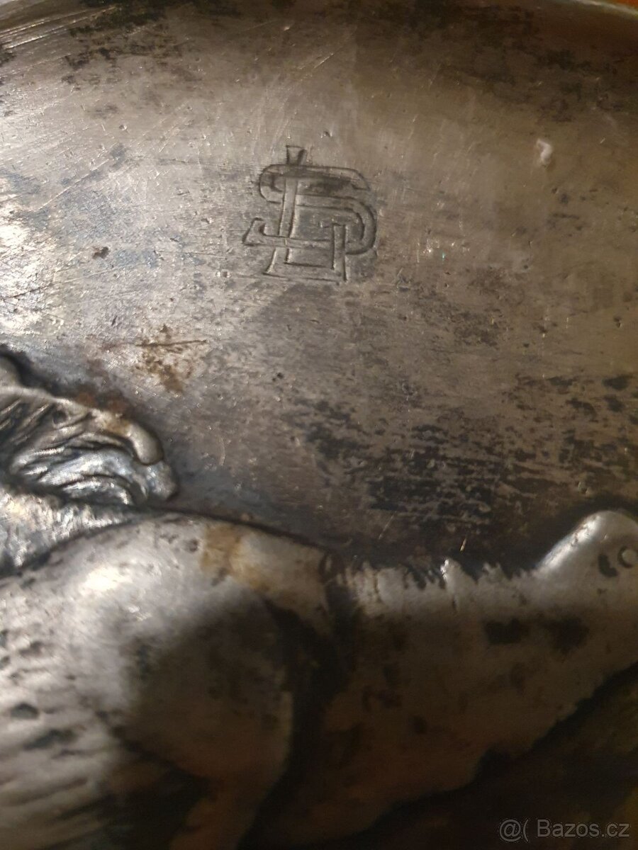 Stará cínová miska - 6