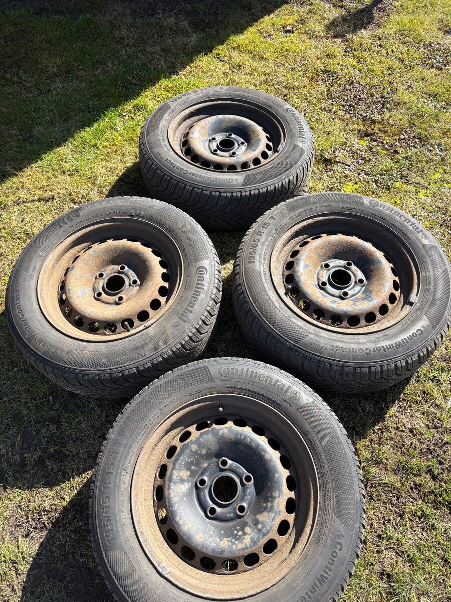 Sada zimních kol 195/65 R15, 4 ks - 6