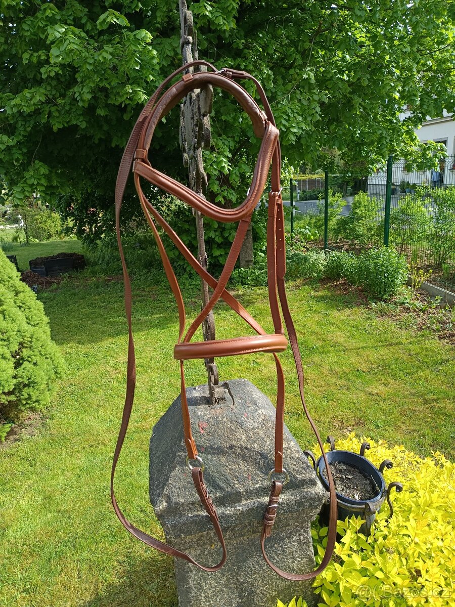 Prodám bezudidlová uzdečka, maska, otěže - 6