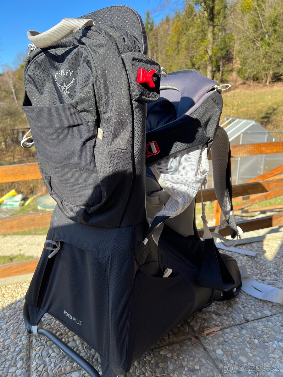 Turisticke nositko Osprey Poco Plus - starry black - 6