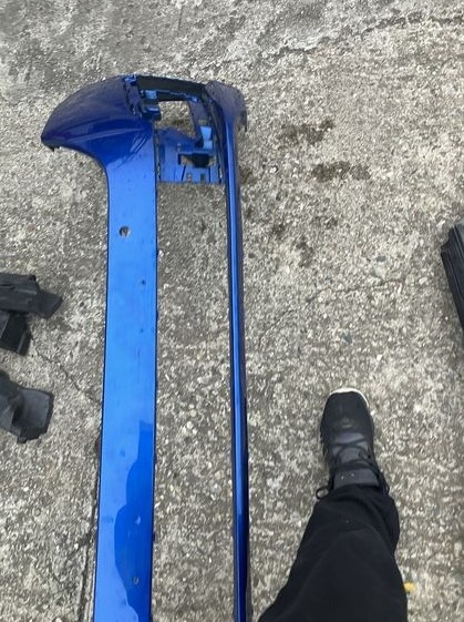 predni naraznik skoda octavia iv 4 pdc modry - 6