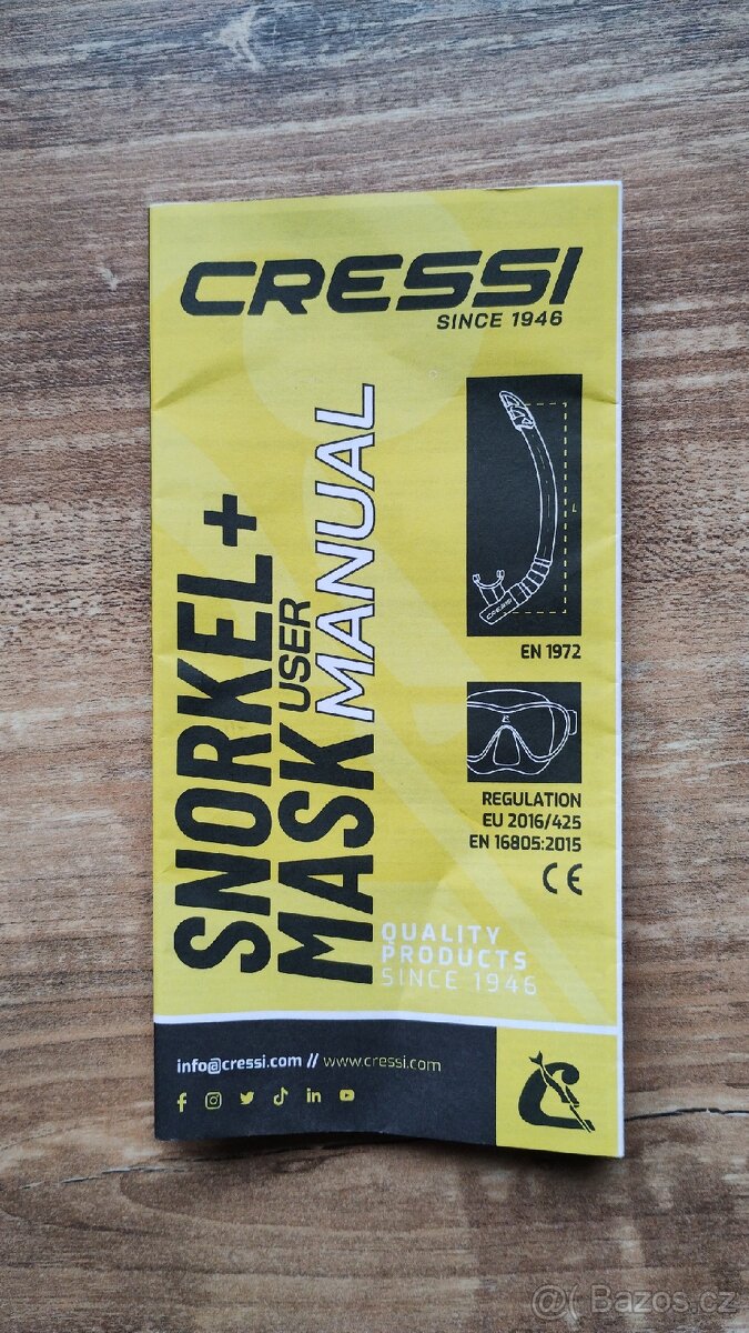 šnorchlovací set Cressi pro dospělé - 6