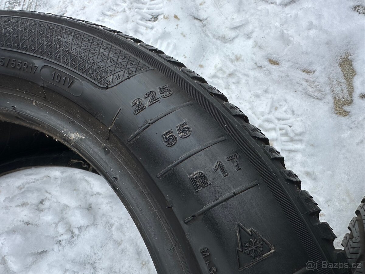 Zimní pneumatiky Kleber Krisalp HP3 225/55/17 6mm - 6