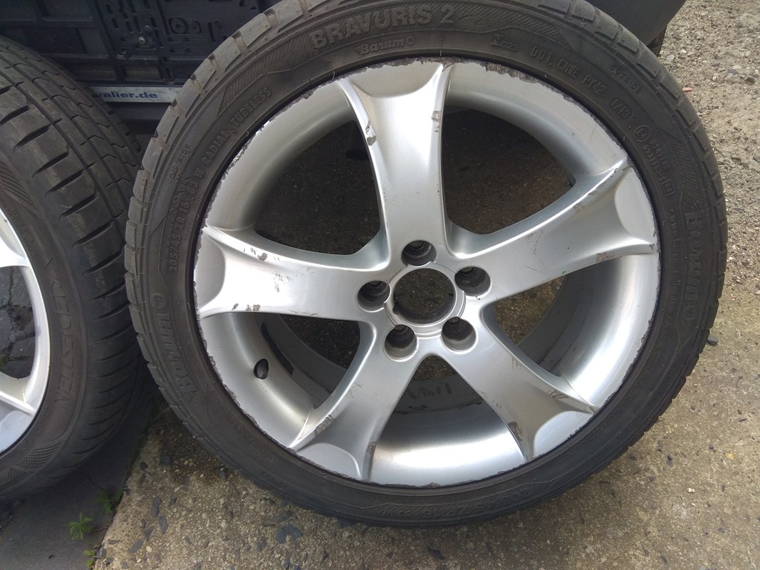 16"letní alu sada 5x100 origo Seat Ibiza Fabia Roomster Pol - 6