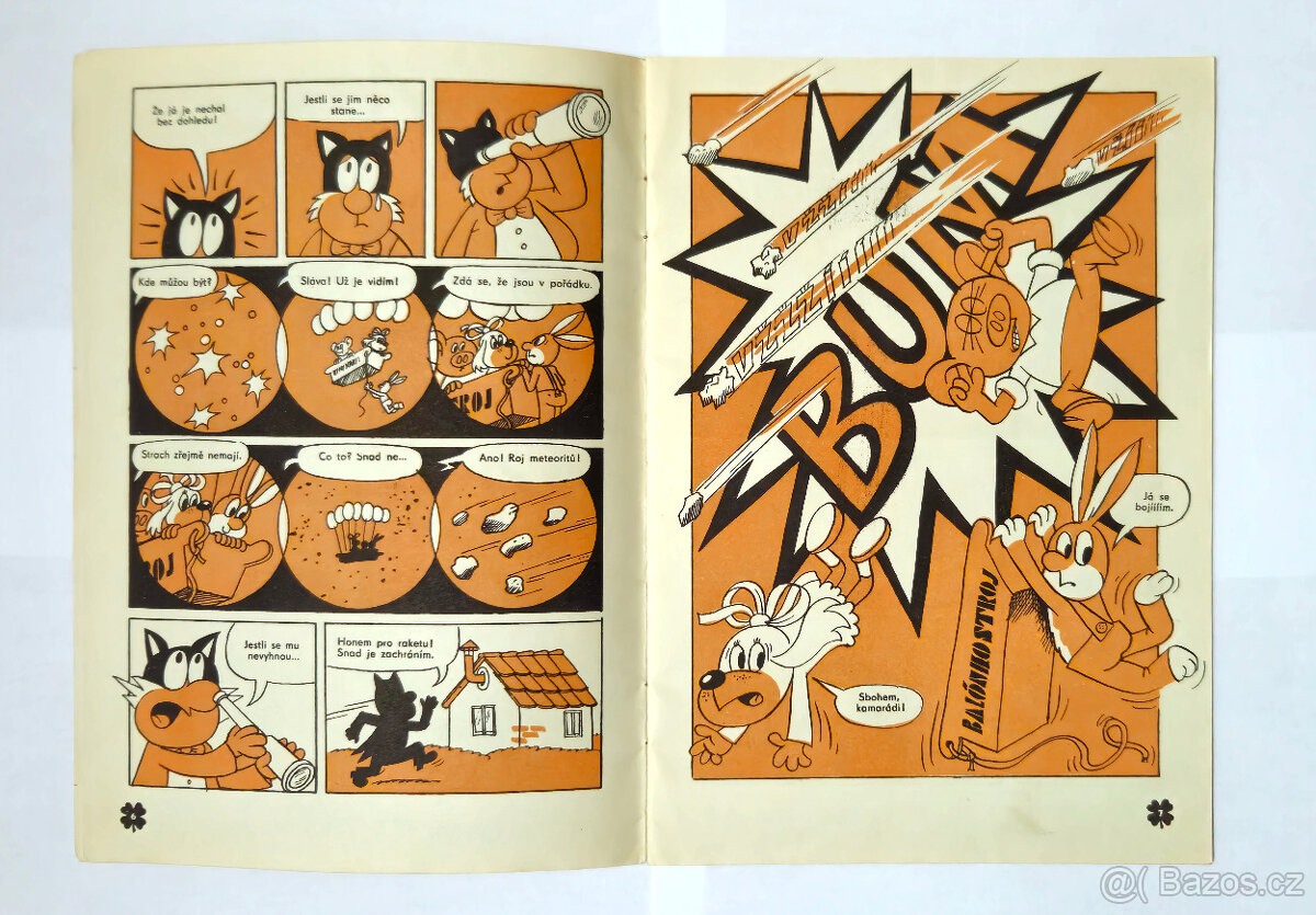 Čtyřlístek č.9 - Ke třem planetám - Original 1970 - 6