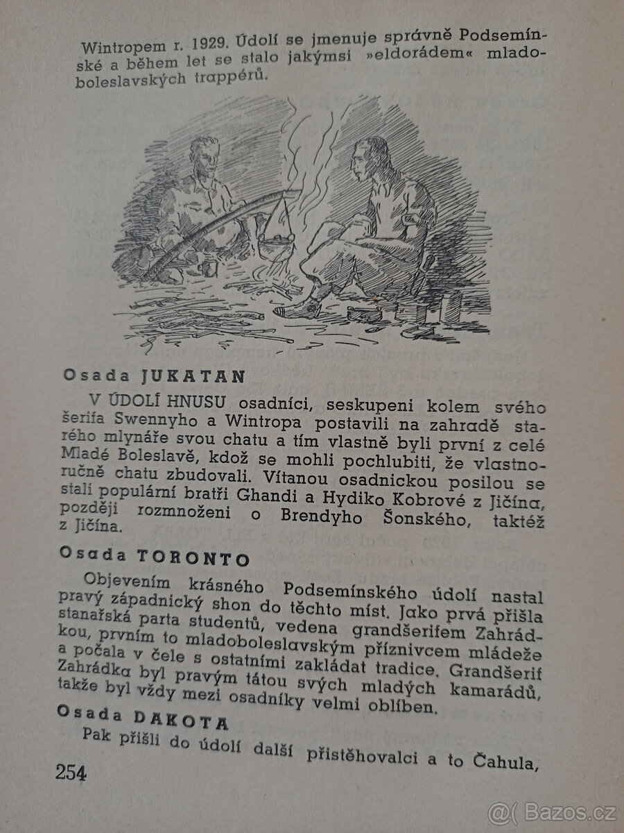 Dějiny trampingu, Bob Hurukán, r. 1940, podpis autora - 6