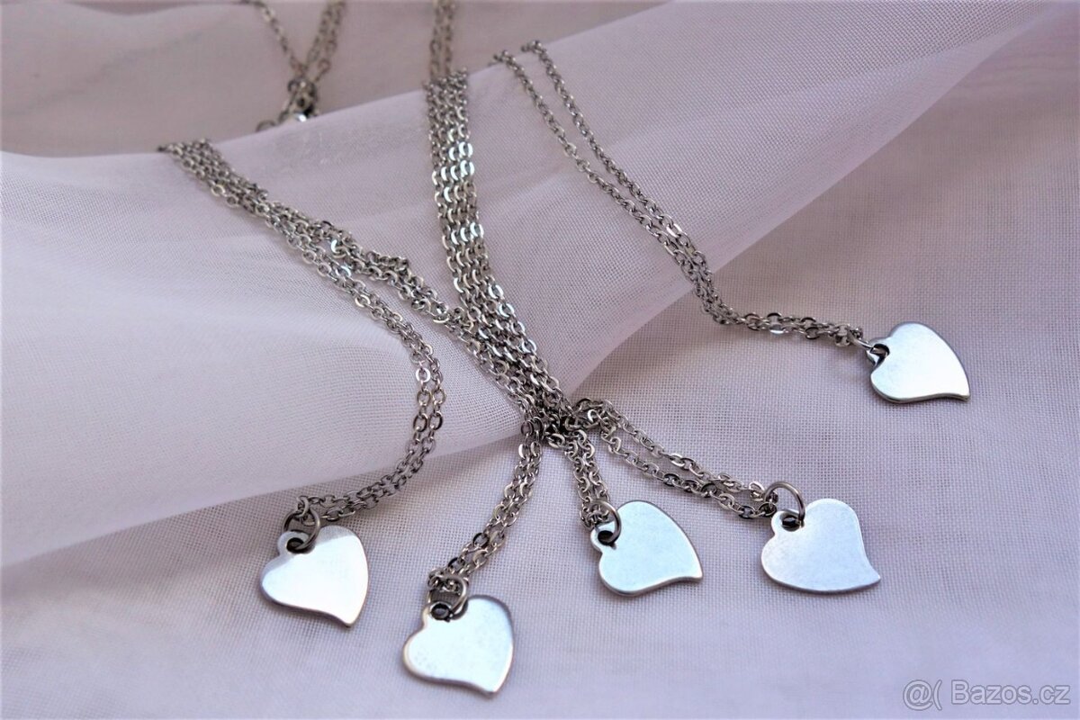 Řetízek Křížek ocel symbol ochrany = úspěch u žen i dívek - 6